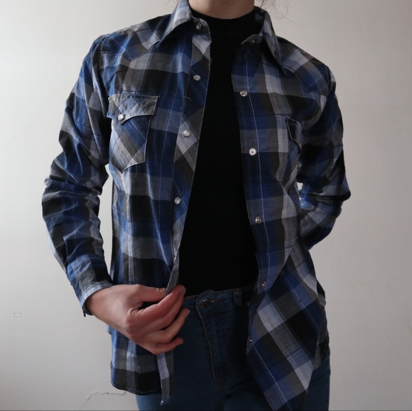 NWT Roper Longsleeve Snap Button Western Shirt - Picture 13 of 16